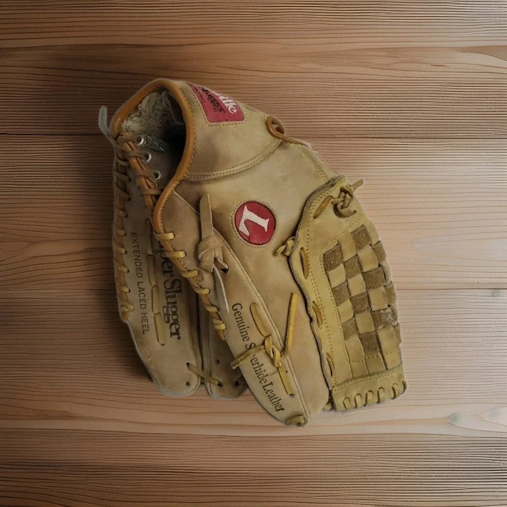 Louisville Slugger LPS8 Baseball Softball Glove 13.5 RHT Brown Steerhide Leather